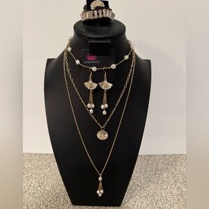 Paparazzi Gold and Silver Necklace Set